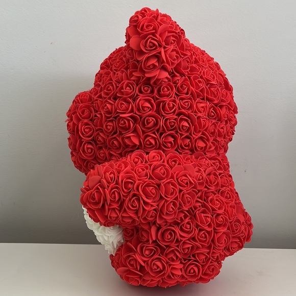 Large Flower Bear with Heart - Picture 2 of 2